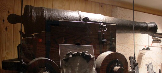 Several cannons have been recovered from the ocean floor